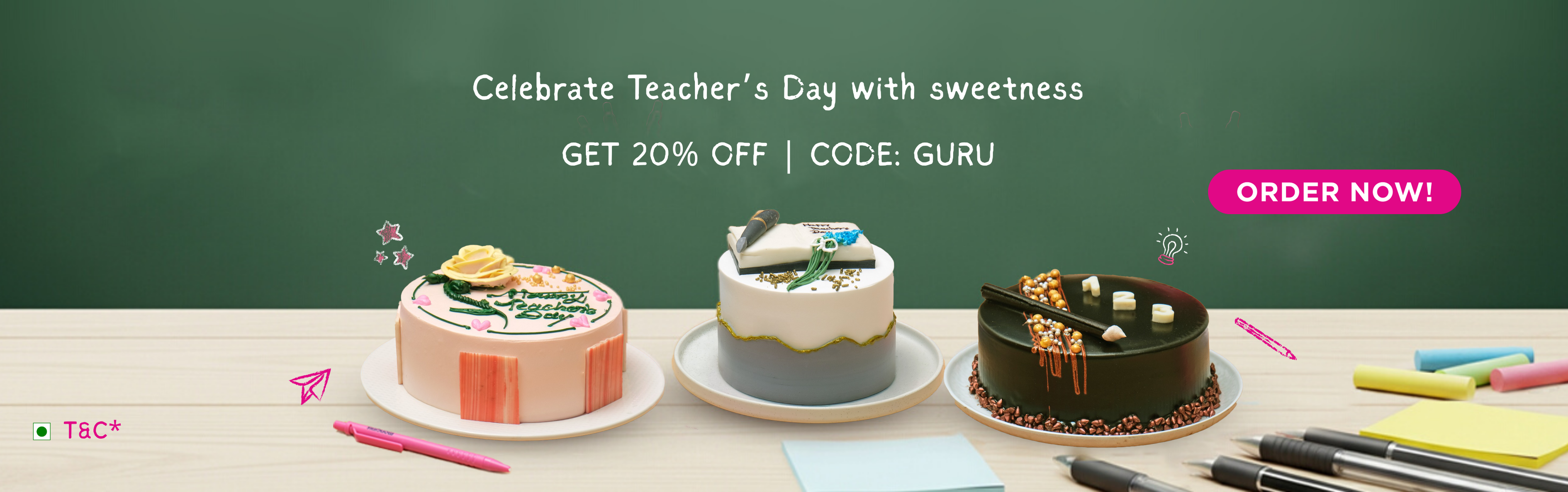Teacher's day Cake