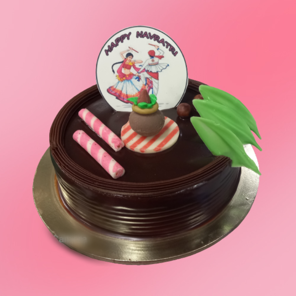 Eggless Navratri Cake