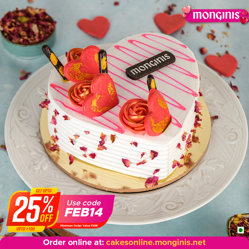 Valentine's Week Special Cake by Monginis