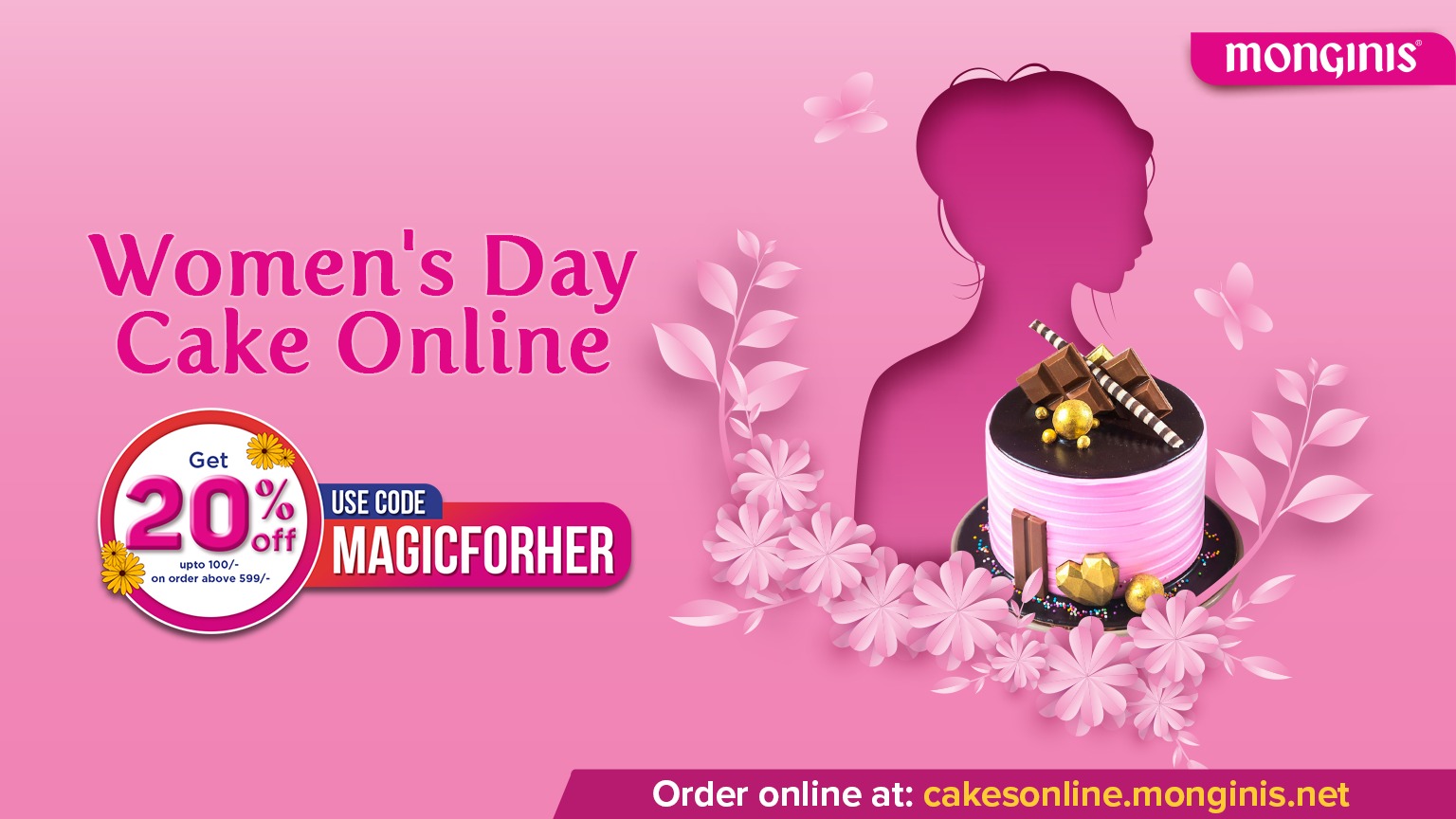 Monginis Womens day cake order online