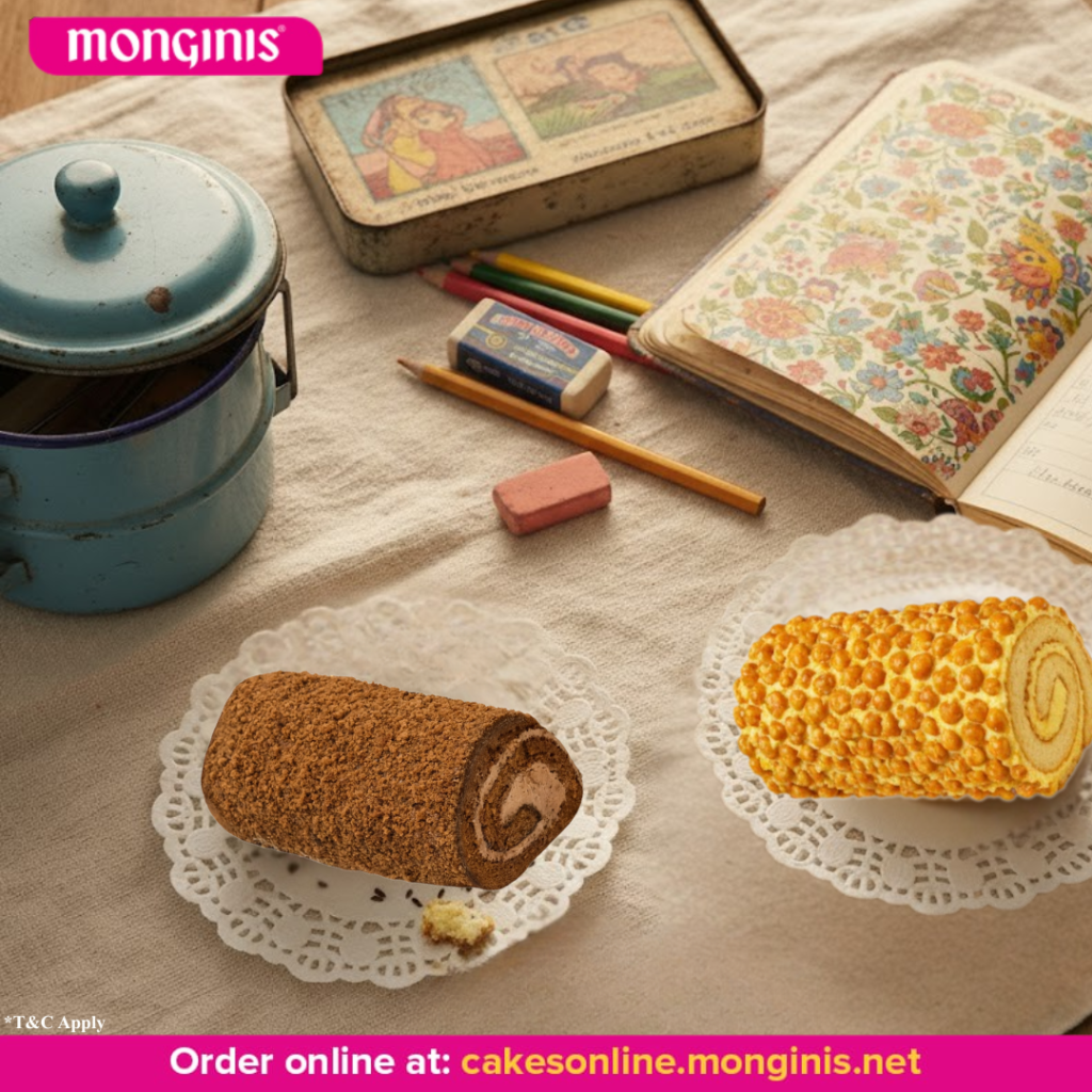 Black Forest Cake with Marquise base, Blueberry Fudge Cake, Choco Marquise,Swiss Roll Chocolate,Swiss Roll Butterscotch,Midnight Delight Cake, Shimmer Cake, Mongini’s Millennium Favourites