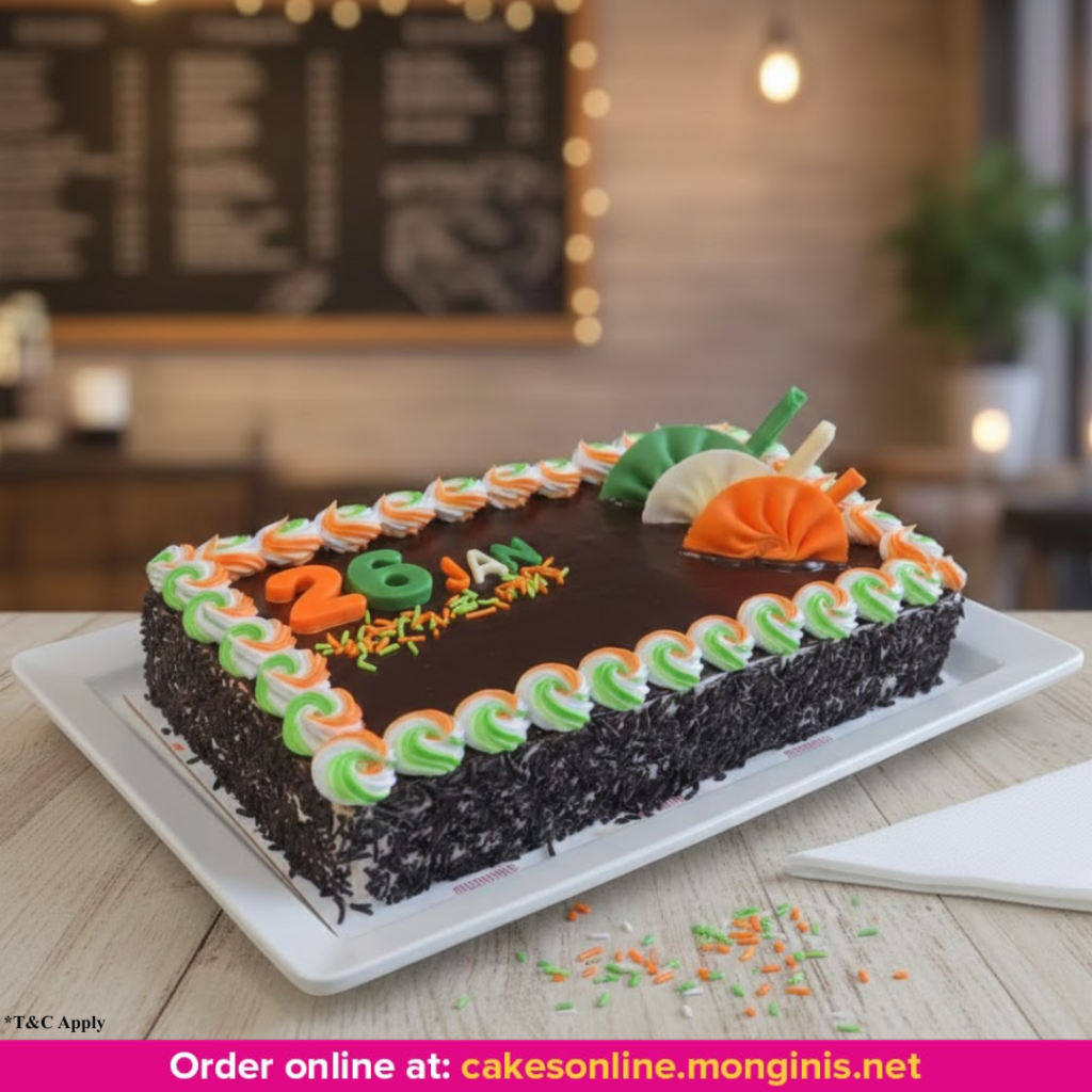 Tricolour Cake, Monginis Cakes, Republic Day, Order Cake Online, Monginis Special Cakes