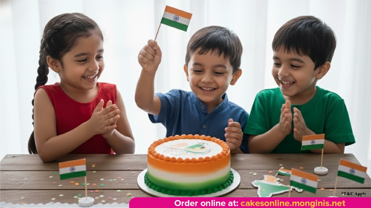 Tricolour Cake, Monginis Cakes, Republic Day, Order Cake Online, Monginis Special Cakes