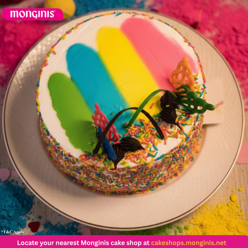 cakes for gifting, holi cakes, holi special cakes, holi cake delivery, holi theme cakes, holi cake online