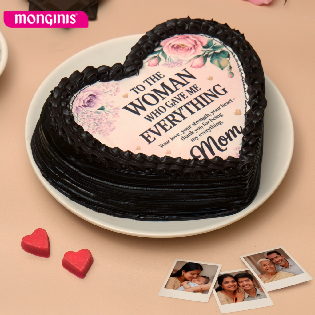 Mother's Heart Delight cake for Mother's Day by Monginis