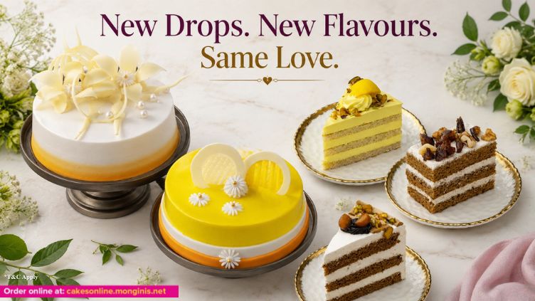 New cakes and pastries collection by Monginis