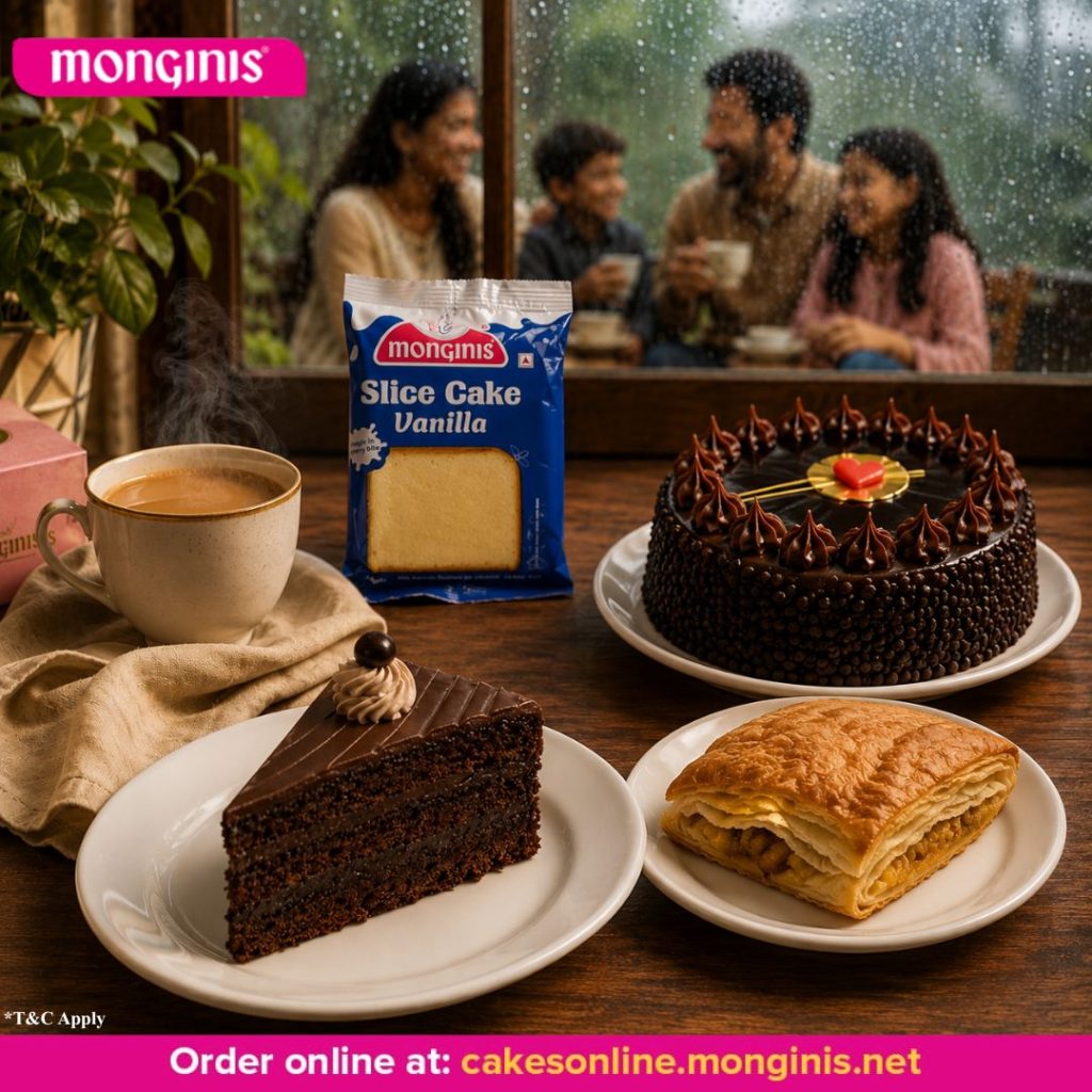 Chai with vanilla cake monsoon pairing
