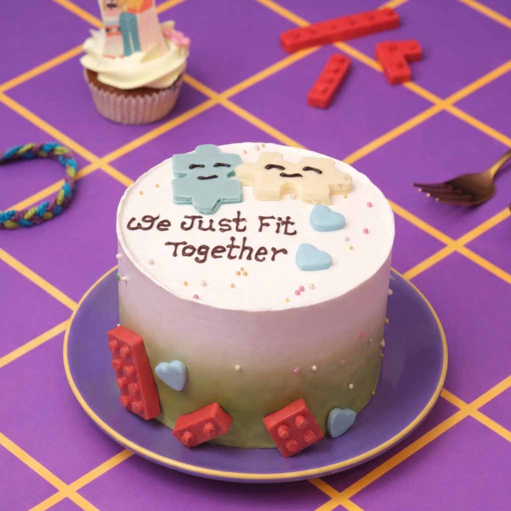 Puzzle Pals Cake by Monginis for best friends