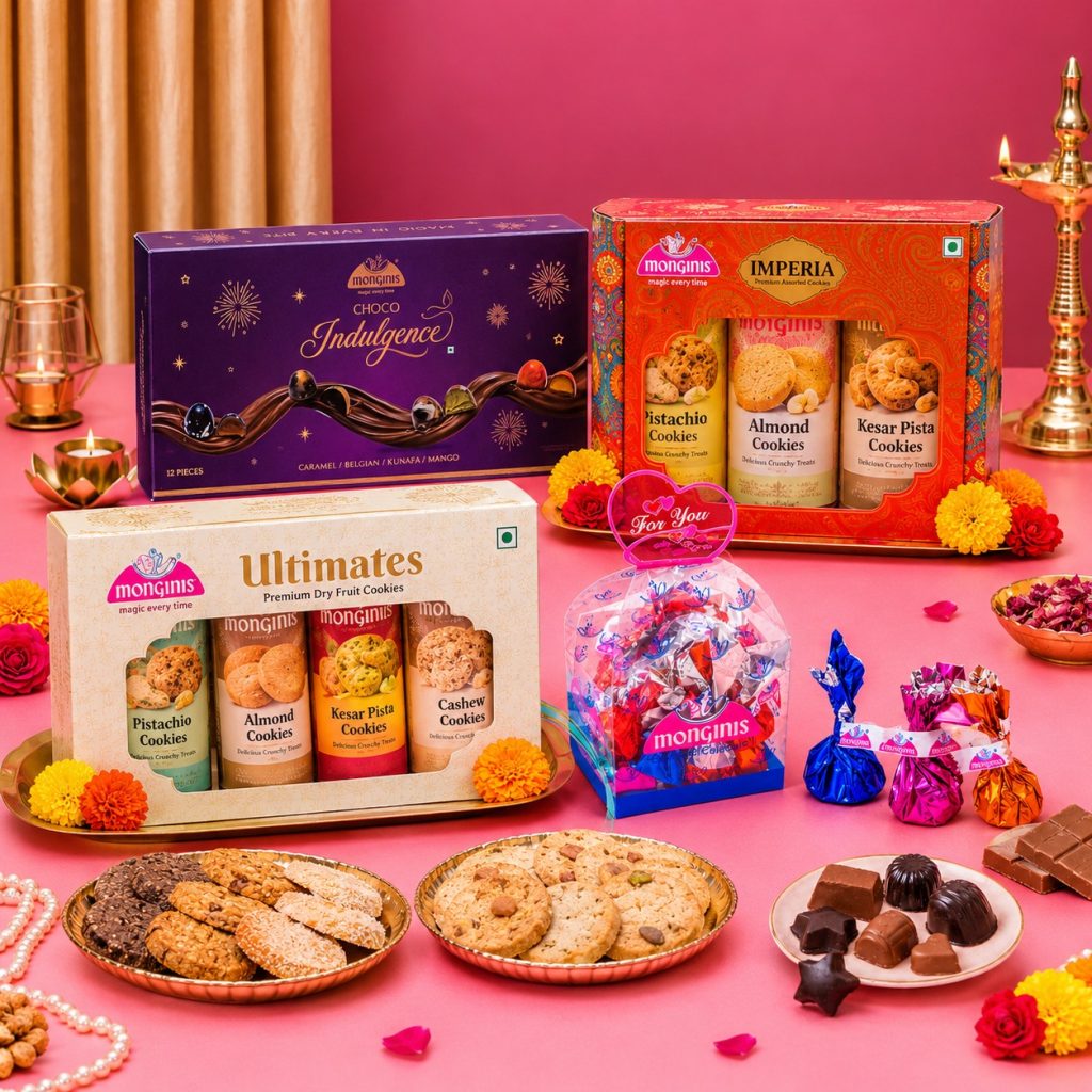 Monginis Festive Collection of Diwali gifts, available online and at your local Monginis cake shop
